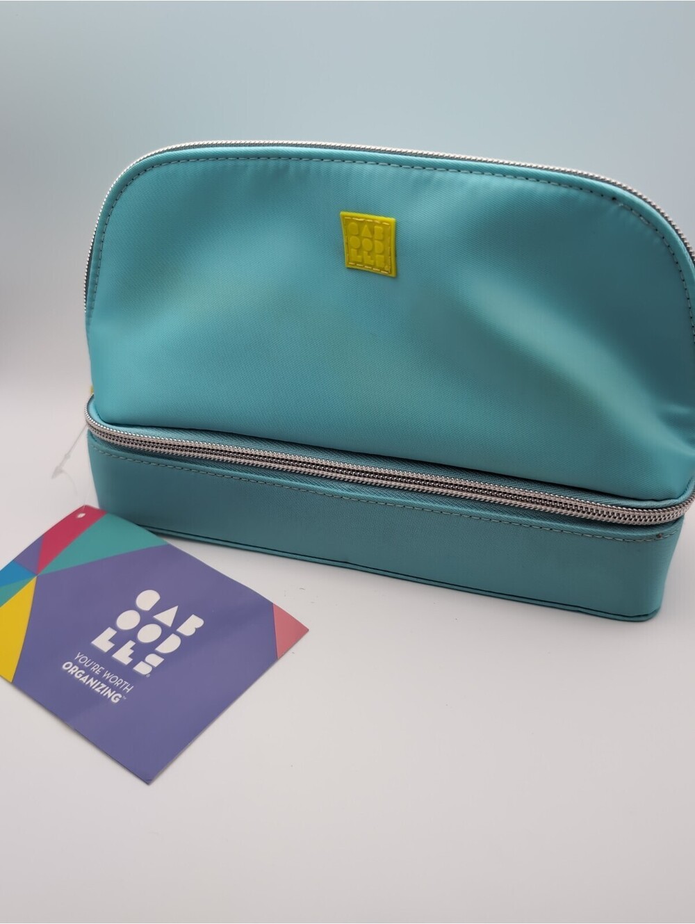 Caboodles Nylon Jewelry & Cosmetic Bag - Teal